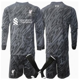 Liverpool Målvakt Hemmakläder Barn 2024-25 Långärmad (+ Korta byxor)
